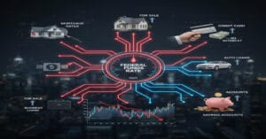 خبر federal funds rate