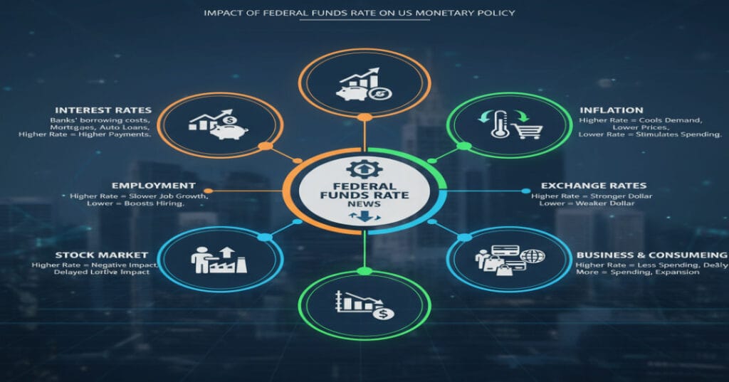 خبر federal funds rate